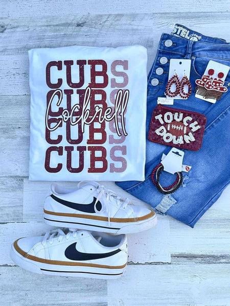 Cockrell Cubs Stacked Maroons