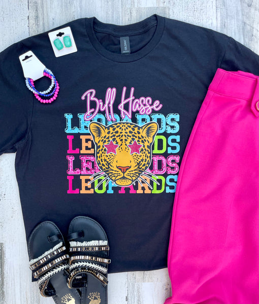 Bill Hasse Colorful Leopard Stack