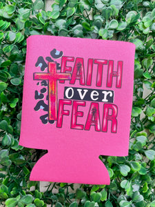 Faith Over Fear Can Holder