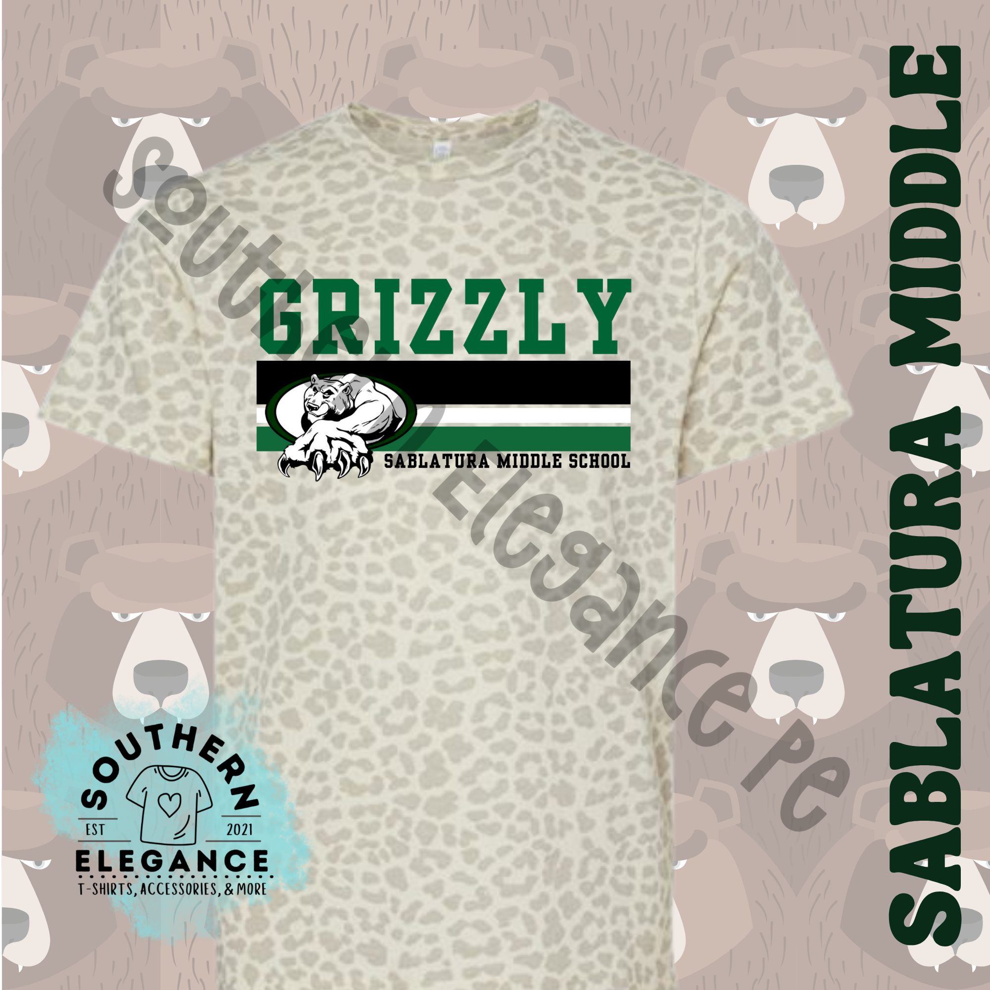 Grizzly Lined Stacked