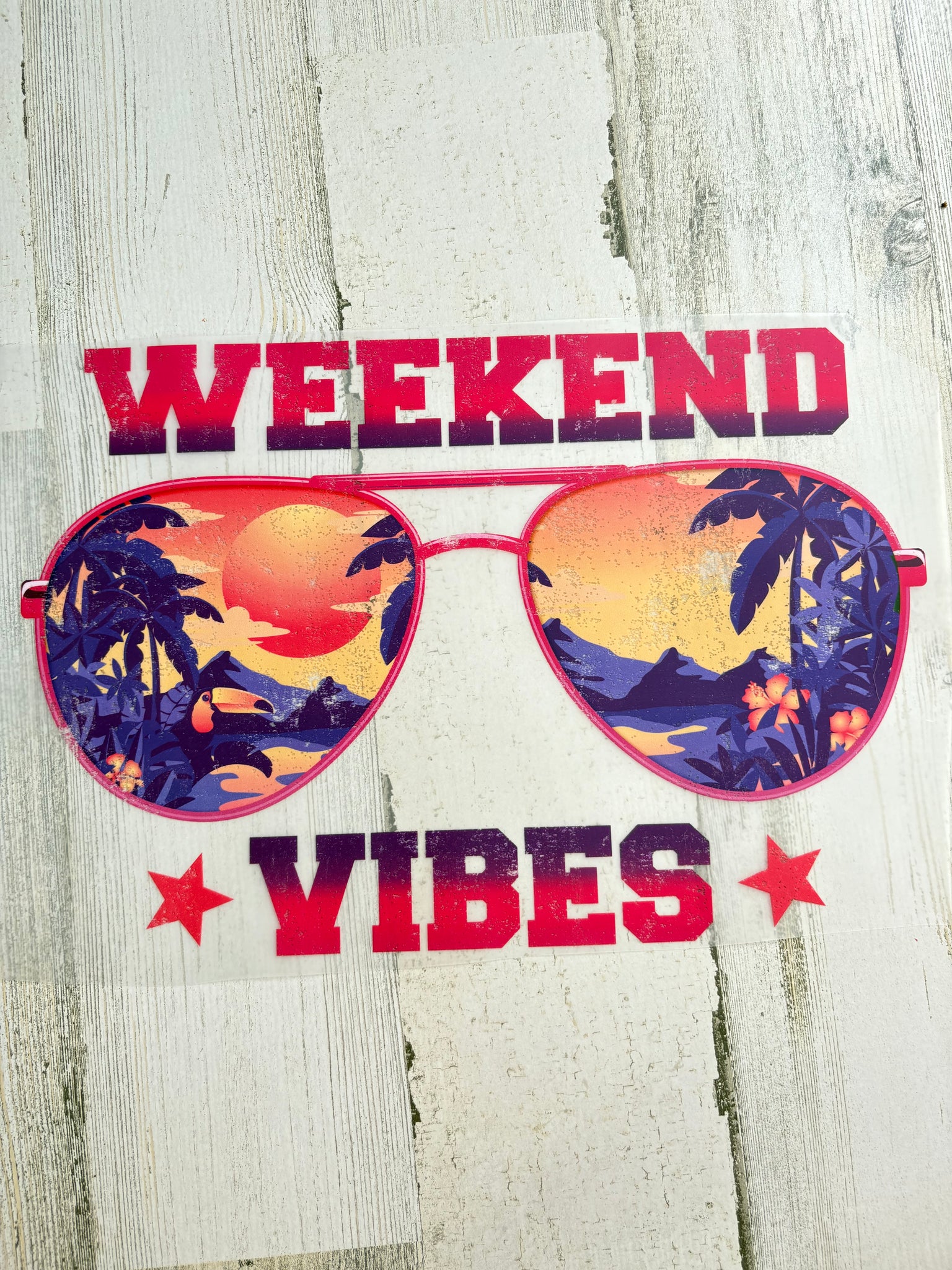 Weekend Vibes DTF Print