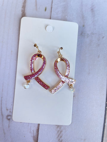 Breast Cancer Awareness Earrings