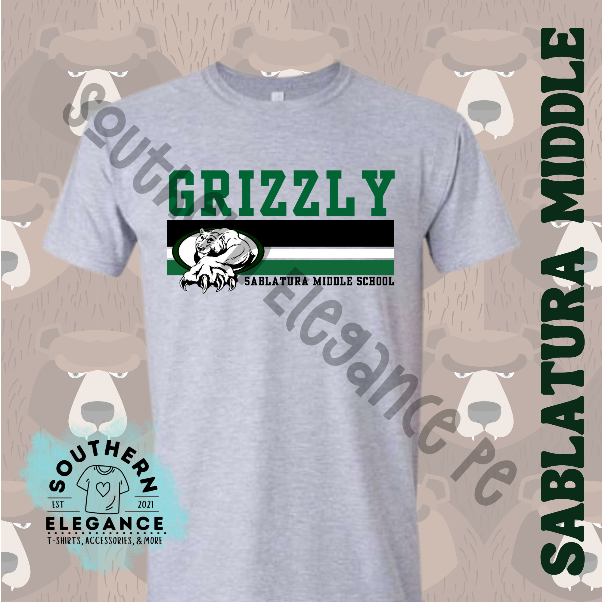 Grizzly Lined Stacked