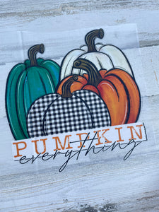 Pumpkin Everything adult DTF print