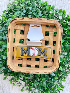 Baseball Mom Hair Clip