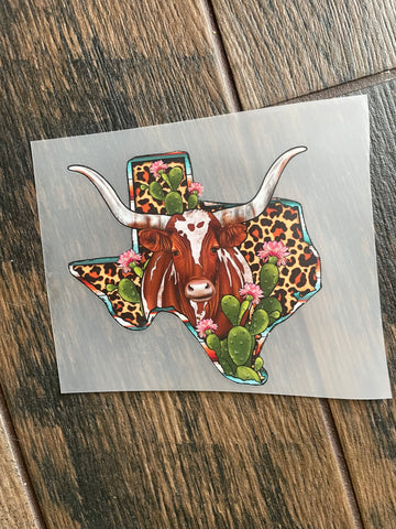 Pocket/Infant sized DTF print: TX Longhorn