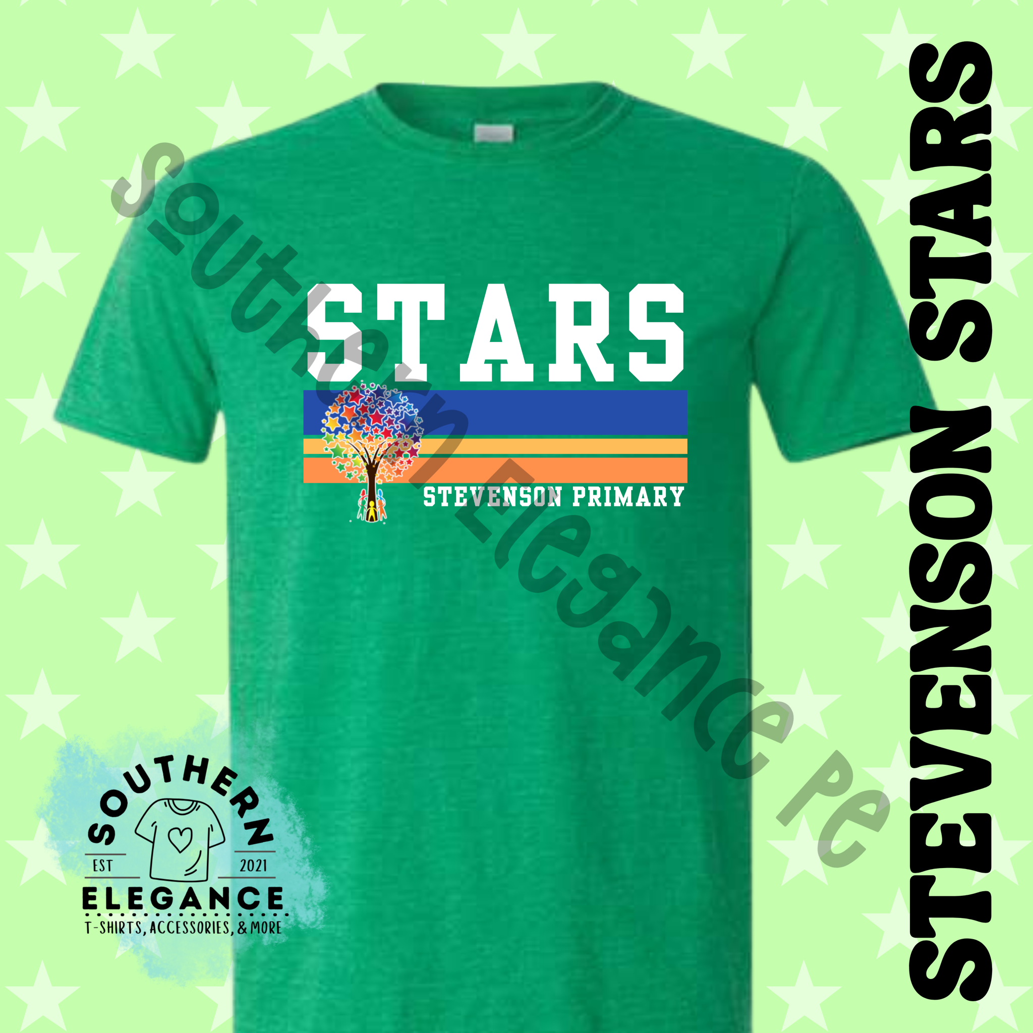 Stevenson Stars Stacked