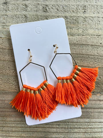 Orange & Gold Fringe