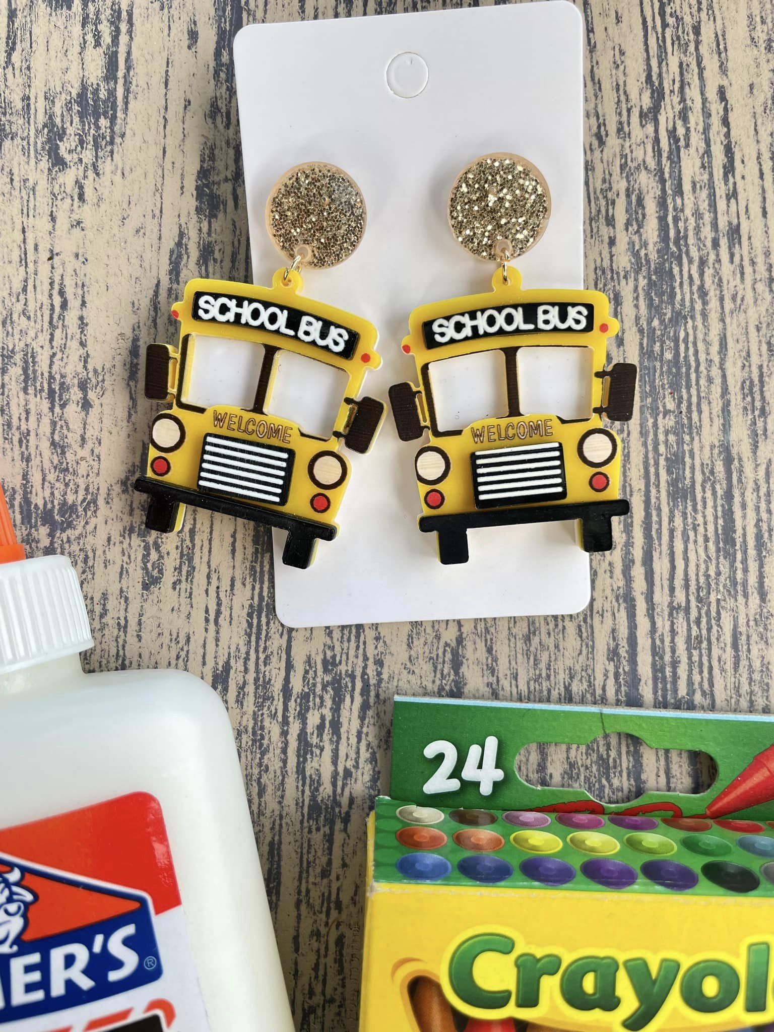 Bus Driver Bus earrings