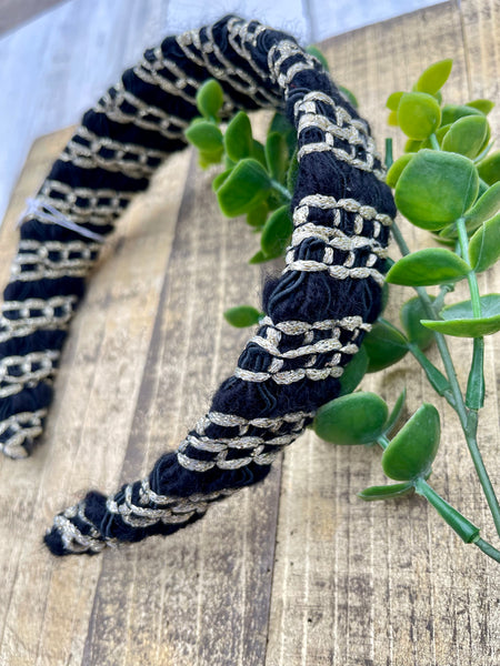 Black & Gold Headband