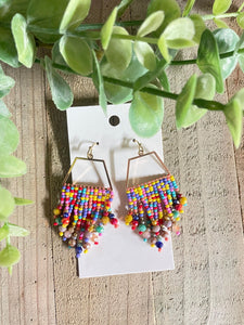 Colorful Beaded earrings