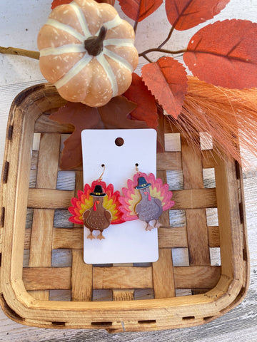 Cutest Lil Turkey Earrings