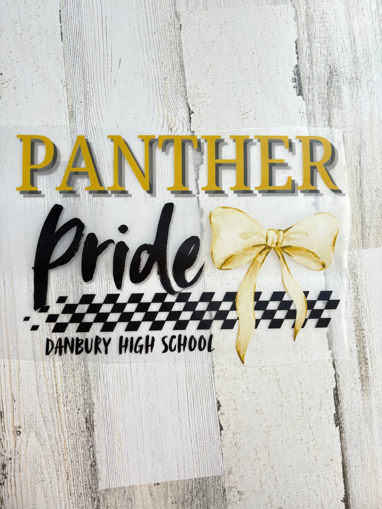 Panther Pride DTF Print