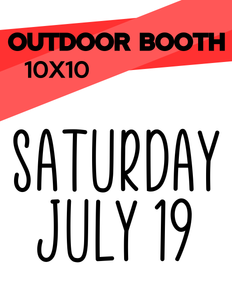 PEARLAND Saturday July 19 - OUTDOOR BOOTH under Pavilion