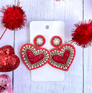 Heart Full of Love Valentine Earrings