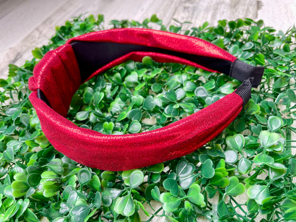 Red Shimmer Headband