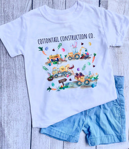 2T: Cottontail Construction Easter tee