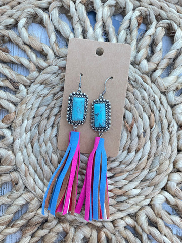 Turquoise Rodeo Earrings