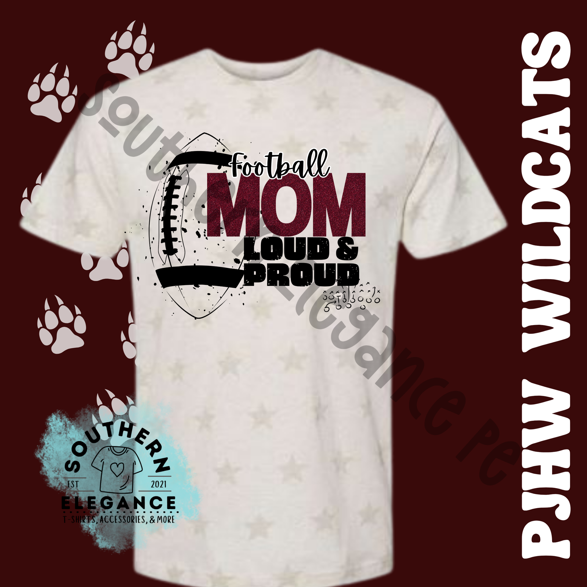 Football Mom Maroon