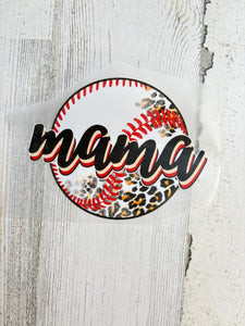 Baseball Mama POCKET DTF Print