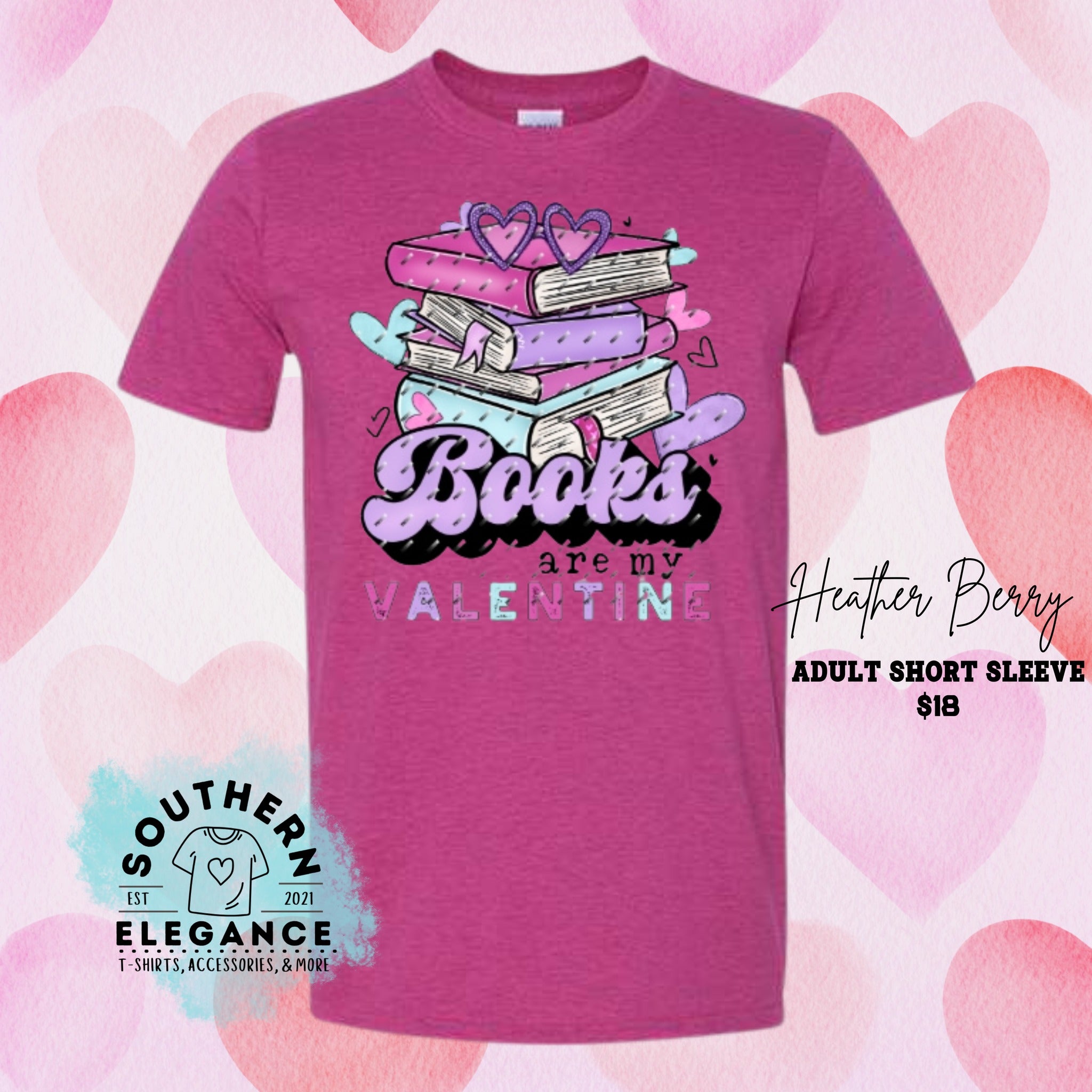 Books are my Valentine Top