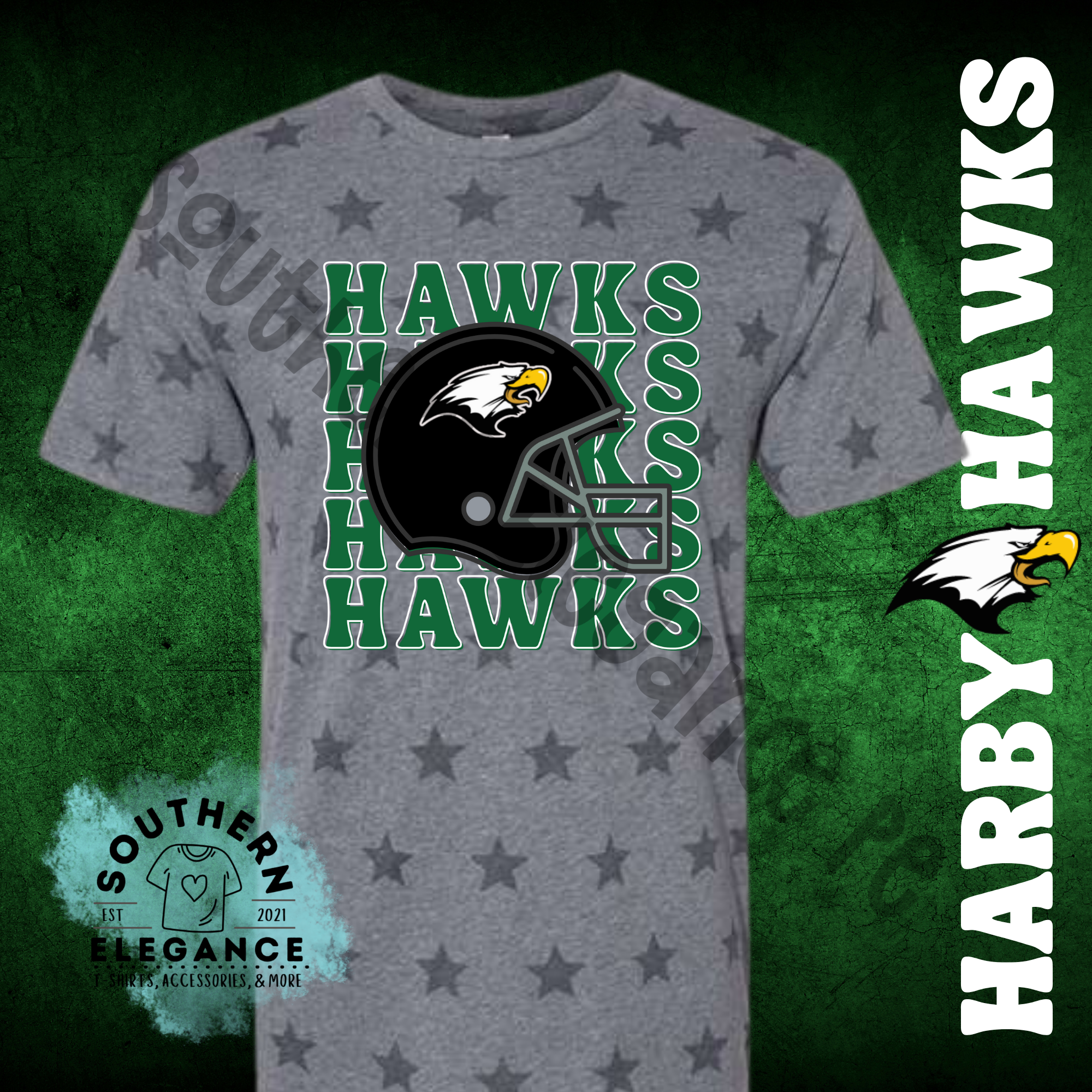 Harby Hawks Helmet Stack