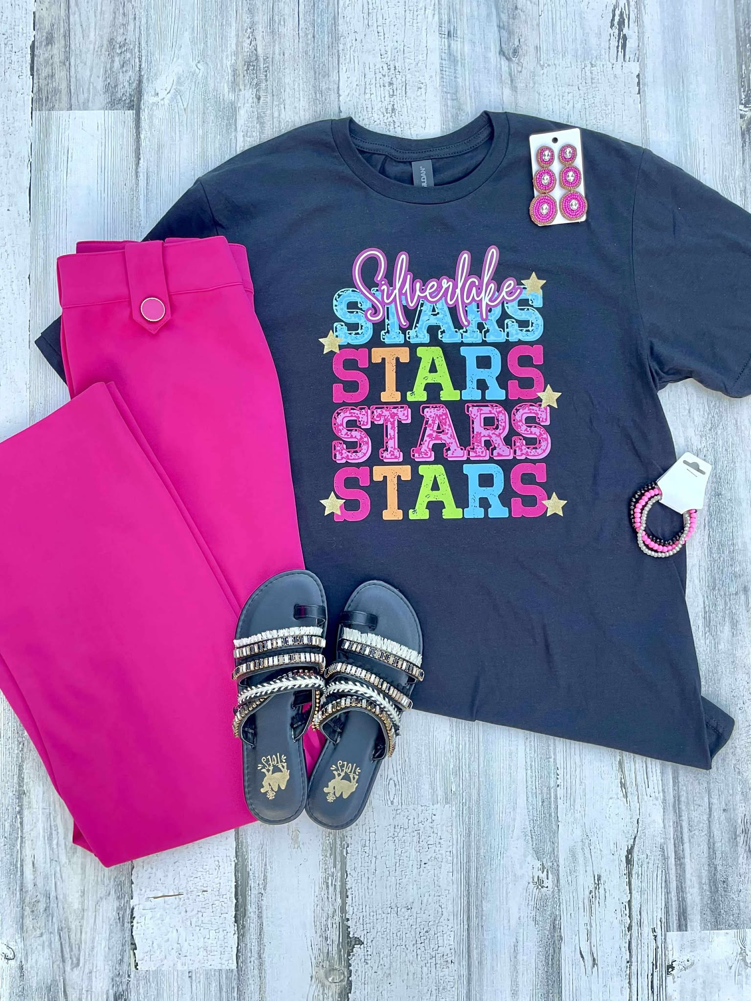 Silverlake Stars Colorful Stack