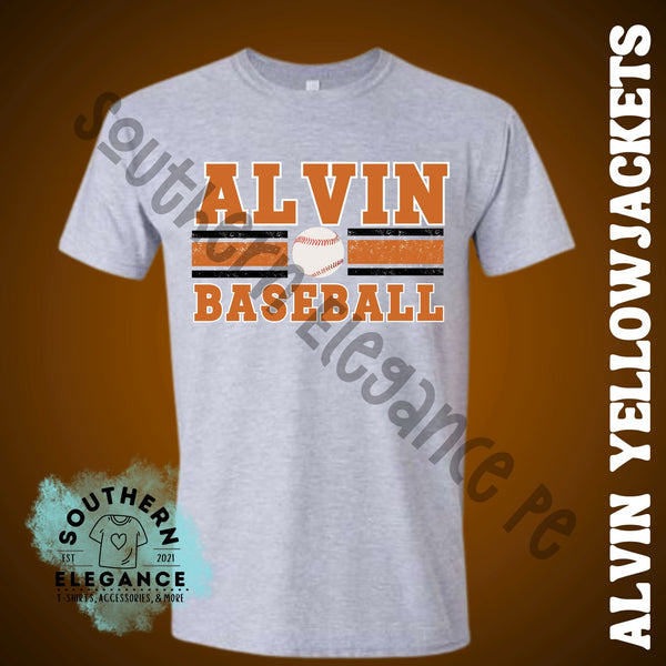 Alvin Baseball Lined