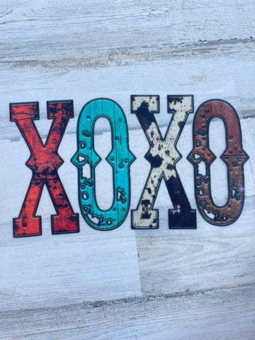 XOXO Rodeo adult DTF print