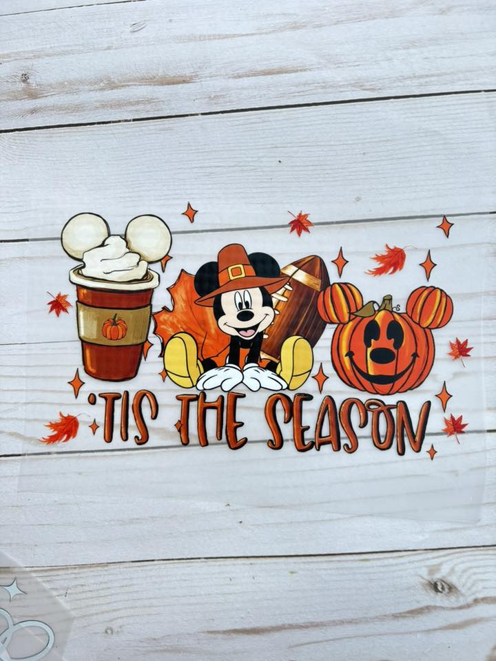 Tis The Season Thanksgiving Youth DTF Print