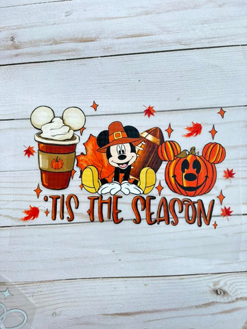 Tis The Season Thanksgiving Youth DTF Print