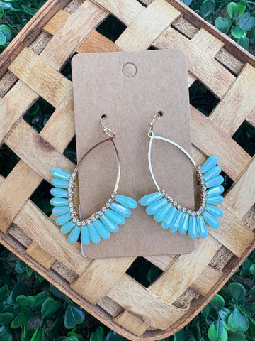 Mint & Gold Earrings