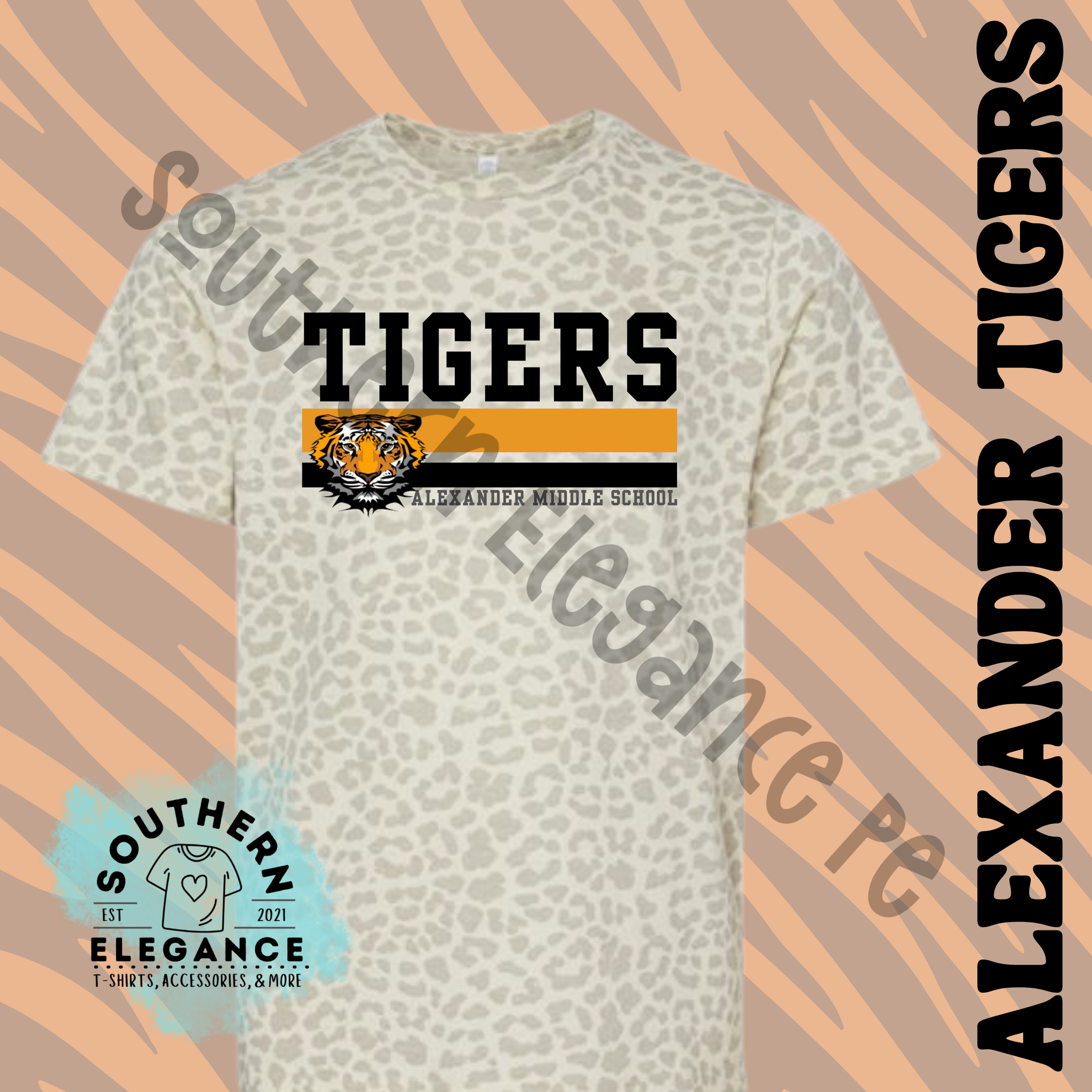 Alexander Tigers Stacked- Option 2