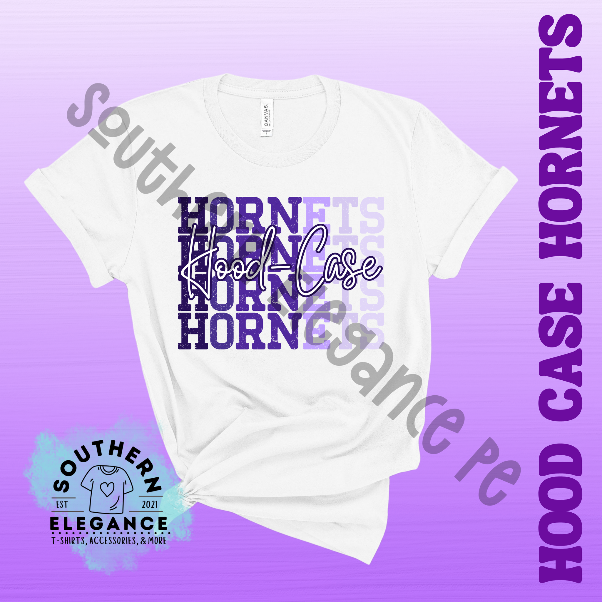 Hood-Case Hornet Stacked Purples