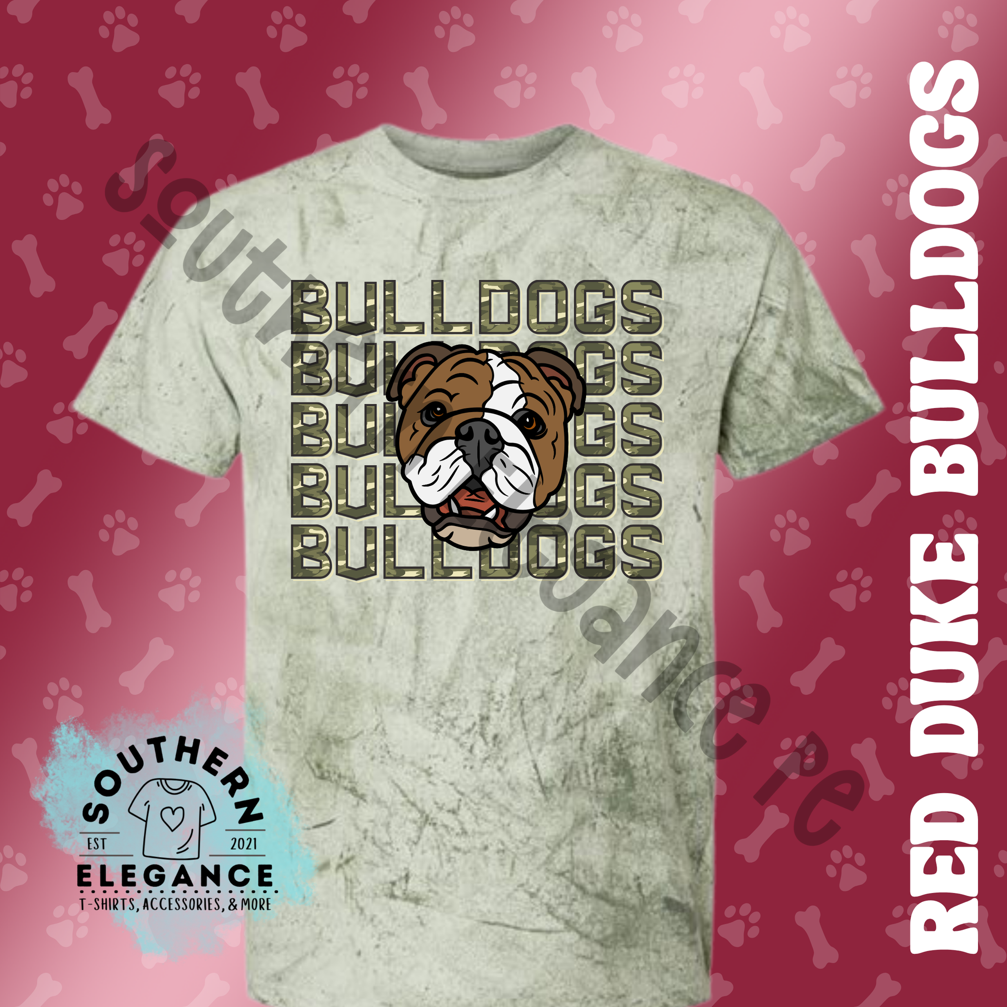 Bulldogs Stacked Camo