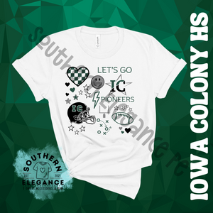 Iowa Colony Football Coquette