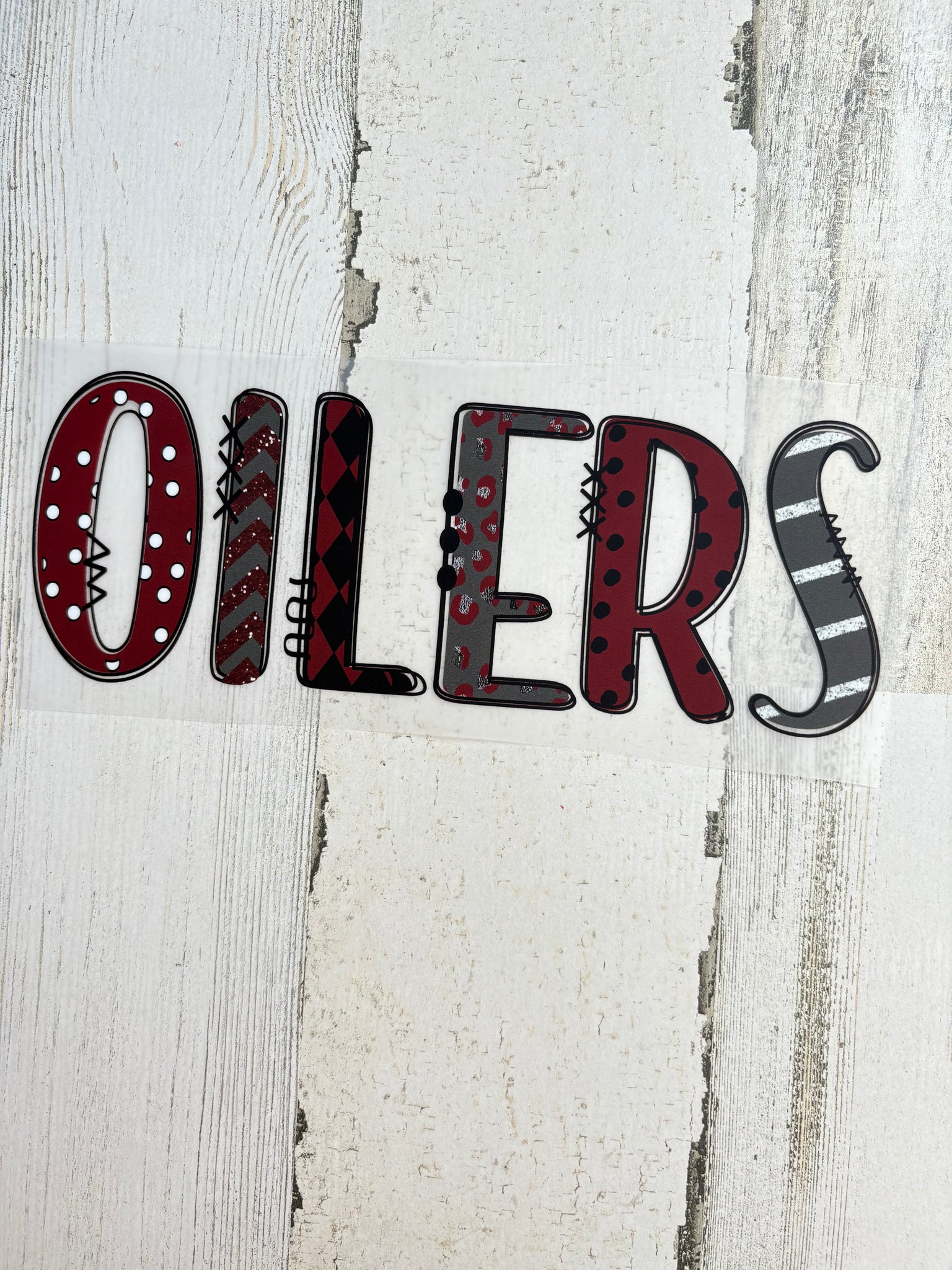 Oilers youth DTF Print