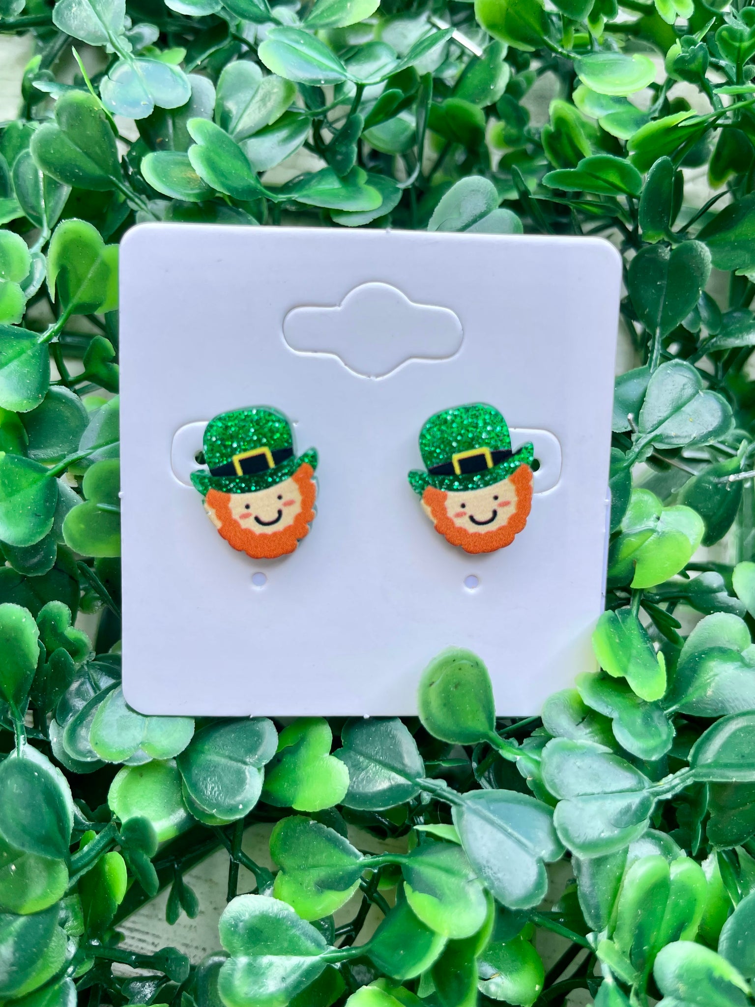 Leprechaun Head Studs