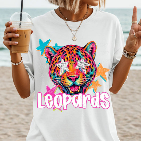 Leopards Neon Color Pop