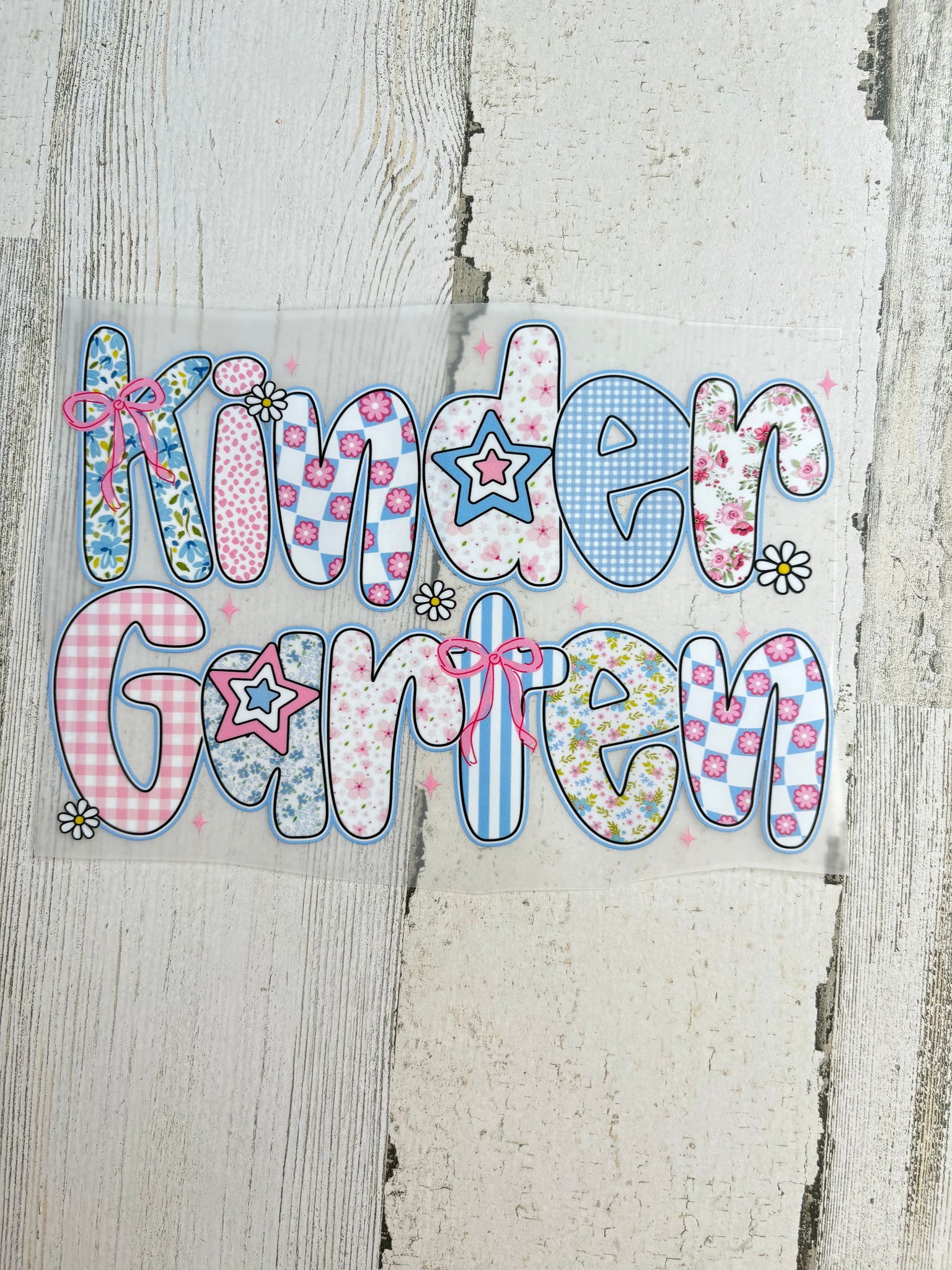 Kindergarten youth DTF Print