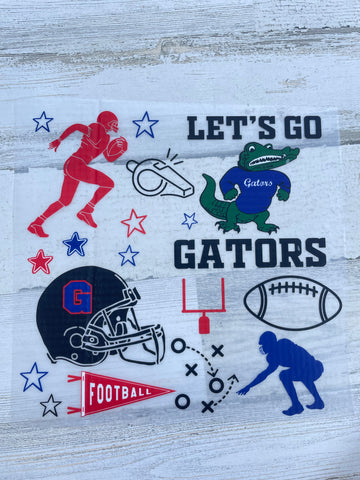 Let’s Go Gators adult DTF print