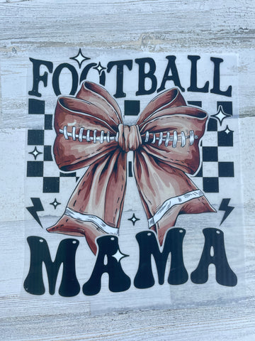 Football Mama Bow adult DTF print