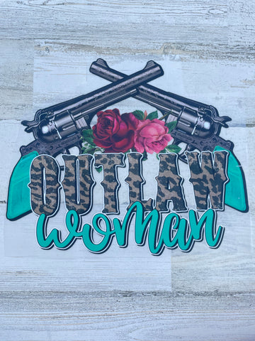 Outlaw Woman adult DTF print