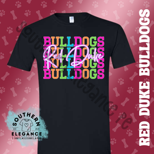 Bulldogs Colorful Stack