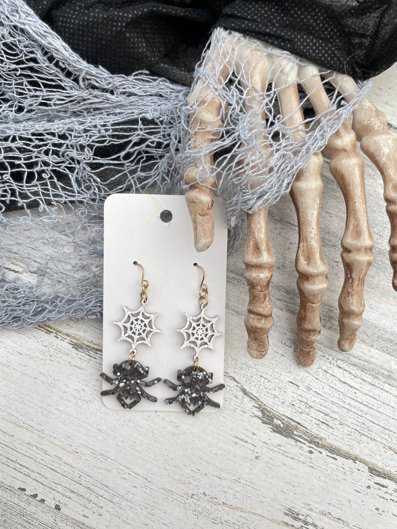 Itsy Bitsy Spider earrings