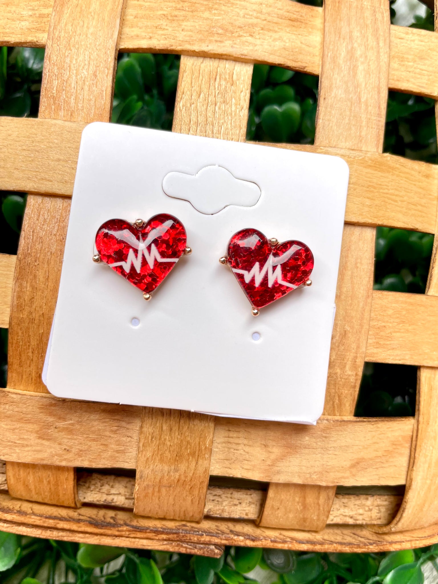 Beating Heart Nurse Studs