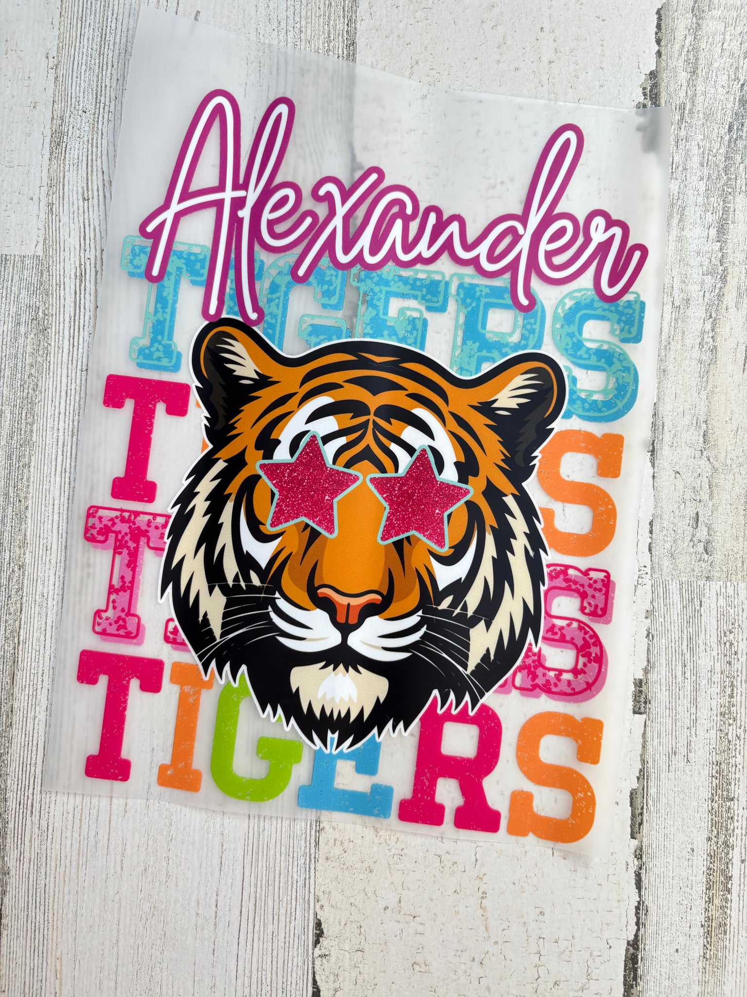 Alexander Tigers youth DTF Print