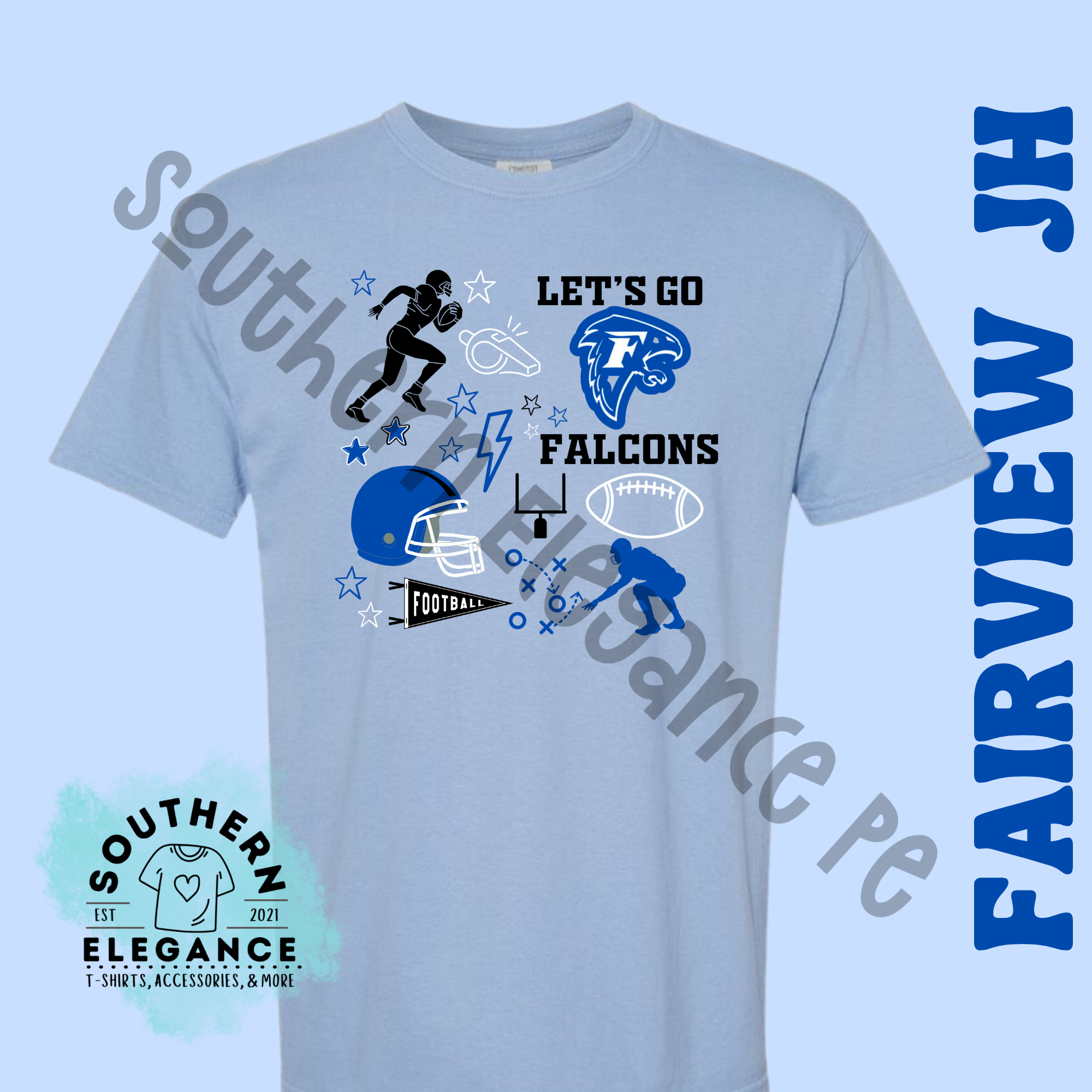 Fairview Falcons Football Coquette