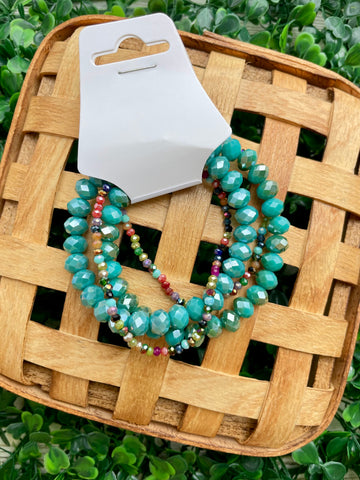 Teal Variety Bracelet Stack