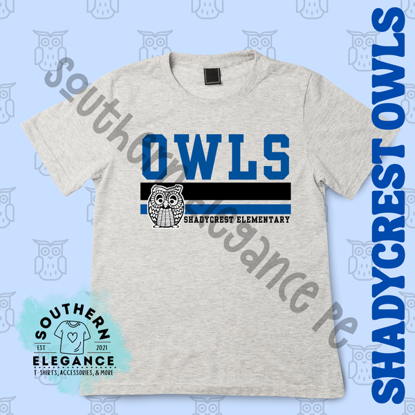 Shady Owls Stacked